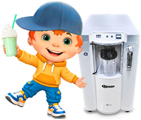 Кисневий коктейль на основі яблучного соку в дитячому садочку Тімка